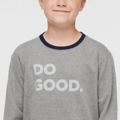 Cotopaxi - Kids' Do Good Crew Sweatshirt -Prana Clothing Shop 1200x1200png F23KidsDoGoodOrganicCrewSweatshirtHeatherGrey 5 700x 4cf0d9da 894d 4452 8b94 437cfc4c0d8e