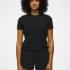 PrAna - Women's Foundation Rib Tee -Prana Clothing Shop 1970821 BLACKHEATHER