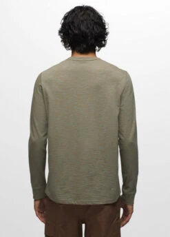 PrAna - Men's Ronnie Henley II -Prana Clothing Shop 2055911 EUCALYPTUSHEATHER ALT 2