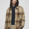 PrAna - Women's Bridges Flannel Jacket -Prana Clothing Shop 2065811 SANDSTONE