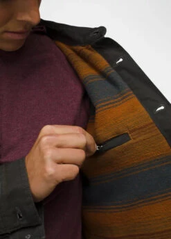 PrAna - Men's Grover Canvas Jacket -Prana Clothing Shop 2066181 DARKIRON ALT 5