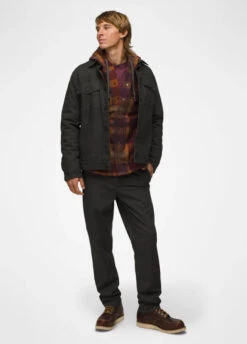 PrAna - Men's Grover Canvas Jacket -Prana Clothing Shop 2066181 DARKIRON ALT 8
