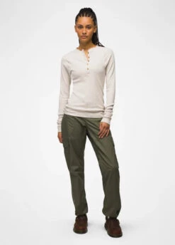 PrAna - Women's Touchstone Henley -Prana Clothing Shop 2066441 OATMEALHEATHER ALT 8