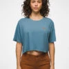 PrAna - Women's Everyday Vintage-Washed Graphic Crop Tee -Prana Clothing Shop 2066761 HIGHTIDEARCH