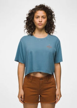 PrAna - Women's Everyday Vintage-Washed Graphic Crop Tee