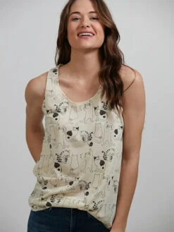 SM Wardrobe - Women's All Over Cat Classic Tank Top 10 SM Wardrobe - Women's All Over Cat Classic Tank Top -Prana Clothing Shop 9e3acfcc5afe26db53b037aa7962f92c49674738b3f20d5a4c598d3a07816bbf