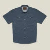 Howler Bros - Men's Open Country Tech Shirt -Prana Clothing Shop S24 SS Shirts Open Country Little Puddles Nightfall Front