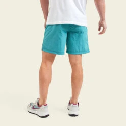Howler Bros - Salado Shorts -Prana Clothing Shop S24 Shorts Salado Aqua Model Back