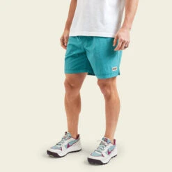 Howler Bros - Salado Shorts -Prana Clothing Shop S24 Shorts Salado Aqua Model Front