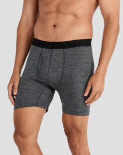 Terramar - Men's 1.0 All-Season Merino Wool Boxer Brief -Prana Clothing Shop TW0005 022 DkGreyHeather 6 720x 56649394 9383 48df 9bab dded4cfeaf11