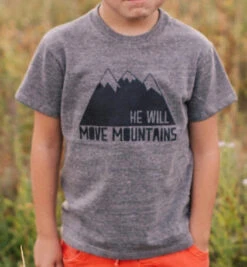 Made Of Mountains - Kids' He Will Move Mountains Tee