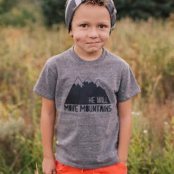 Made Of Mountains - Kids' He Will Move Mountains Tee -Prana Clothing Shop original 4ea8cba6 eddd 4b22 af90 e28ea6db0c7f